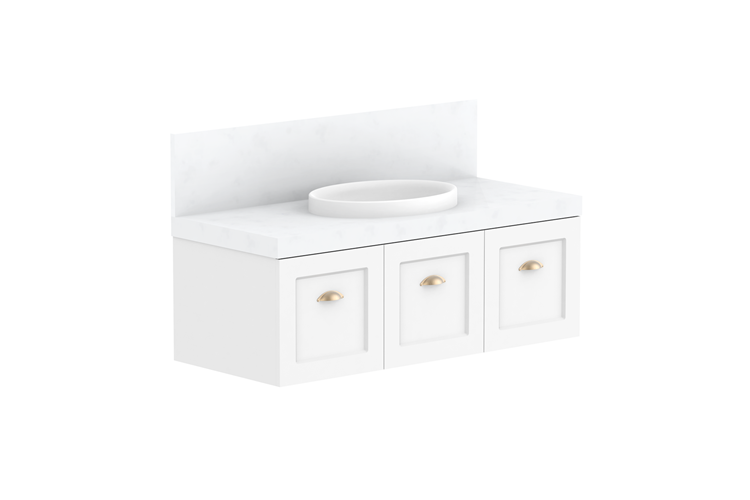 ADP London 1200mm Wall Hung Vanity Centre Bowl