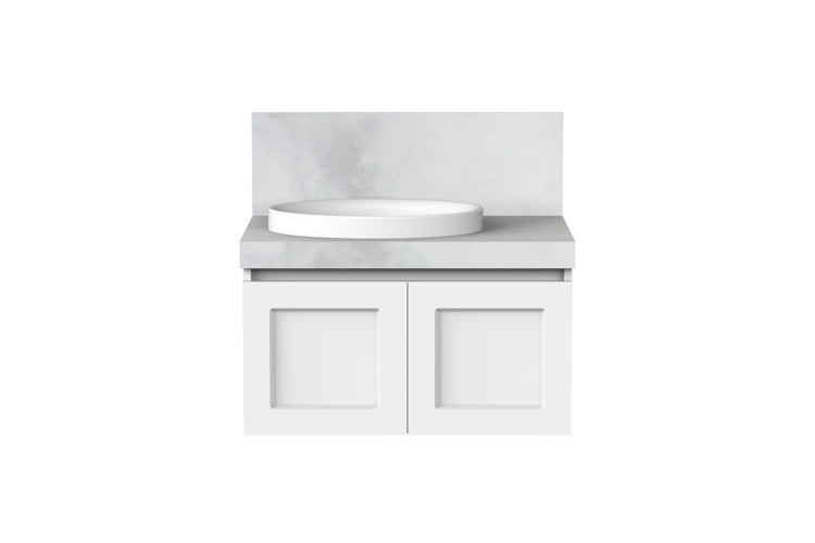 ADP London 750mm Wall Hung Vanity Offset Bowl