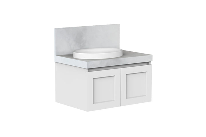 ADP London 750mm Wall Hung Vanity Offset Bowl