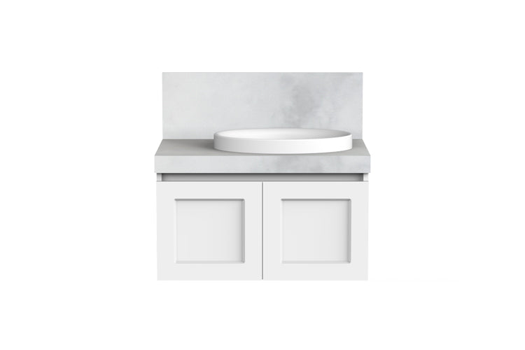ADP London 750mm Wall Hung Vanity Offset Bowl