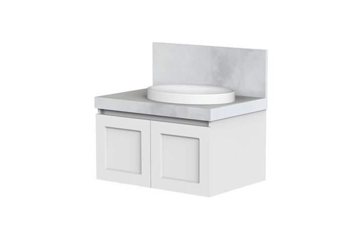 ADP London 750mm Wall Hung Vanity Offset Bowl