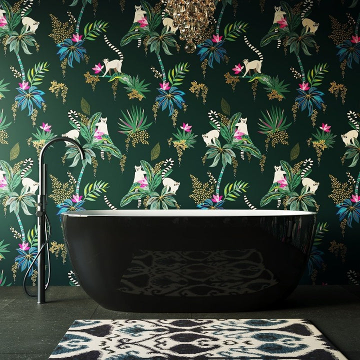 BelBagno Sapphire Black Freestanding Bath