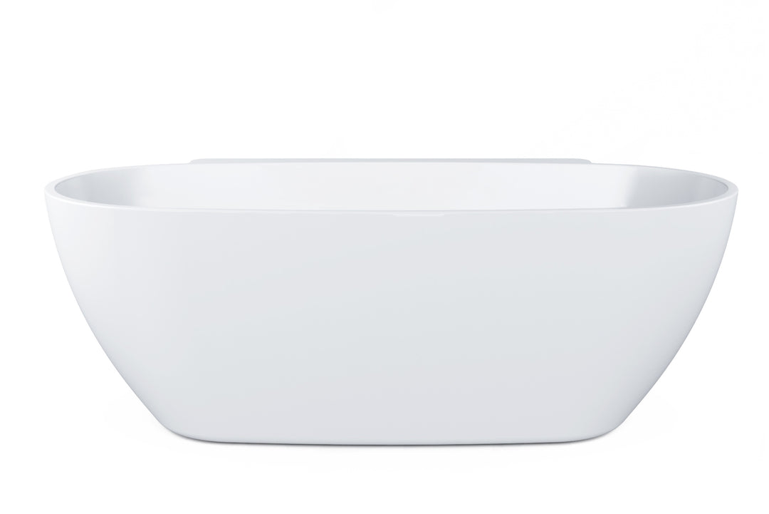 BelBagno Palermo Back to Wall Freestanding Bath