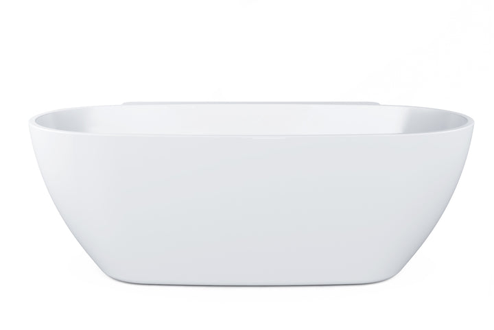 BelBagno Palermo Back to Wall Freestanding Bath