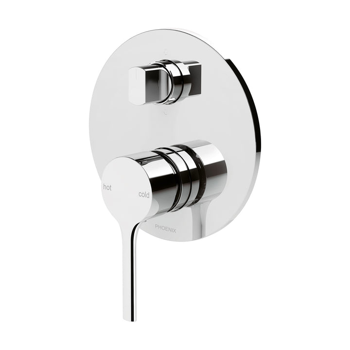 Phoenix Vivid Slimline Oval SwitchMix Shower / Bath Diverter Mixer Fit-Off Kit