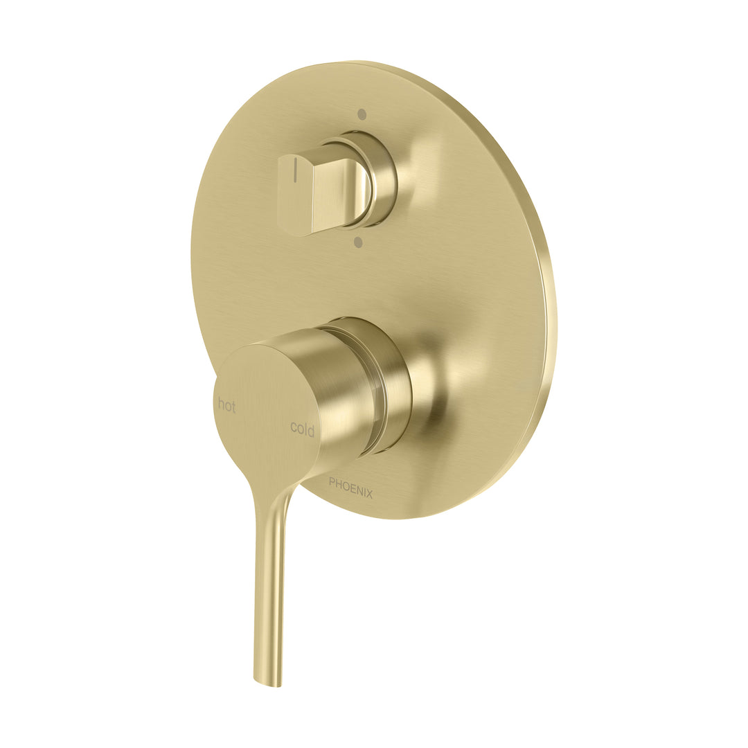Phoenix Vivid Slimline Oval SwitchMix Shower / Bath Diverter Mixer Fit-Off Kit