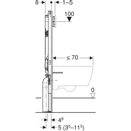 Geberit Sigma Concealed Cistern with Frame